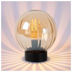 MONSARAZ - Tafellamp - Ø 25 cm - 1xE27 - Amber*Lucide Hot