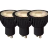 MR16 - Led lamp - Ø 5 cm - LED Dimb. - GU10 - 3x5W 3000K - Zwart - Set van 3*Lucide Online