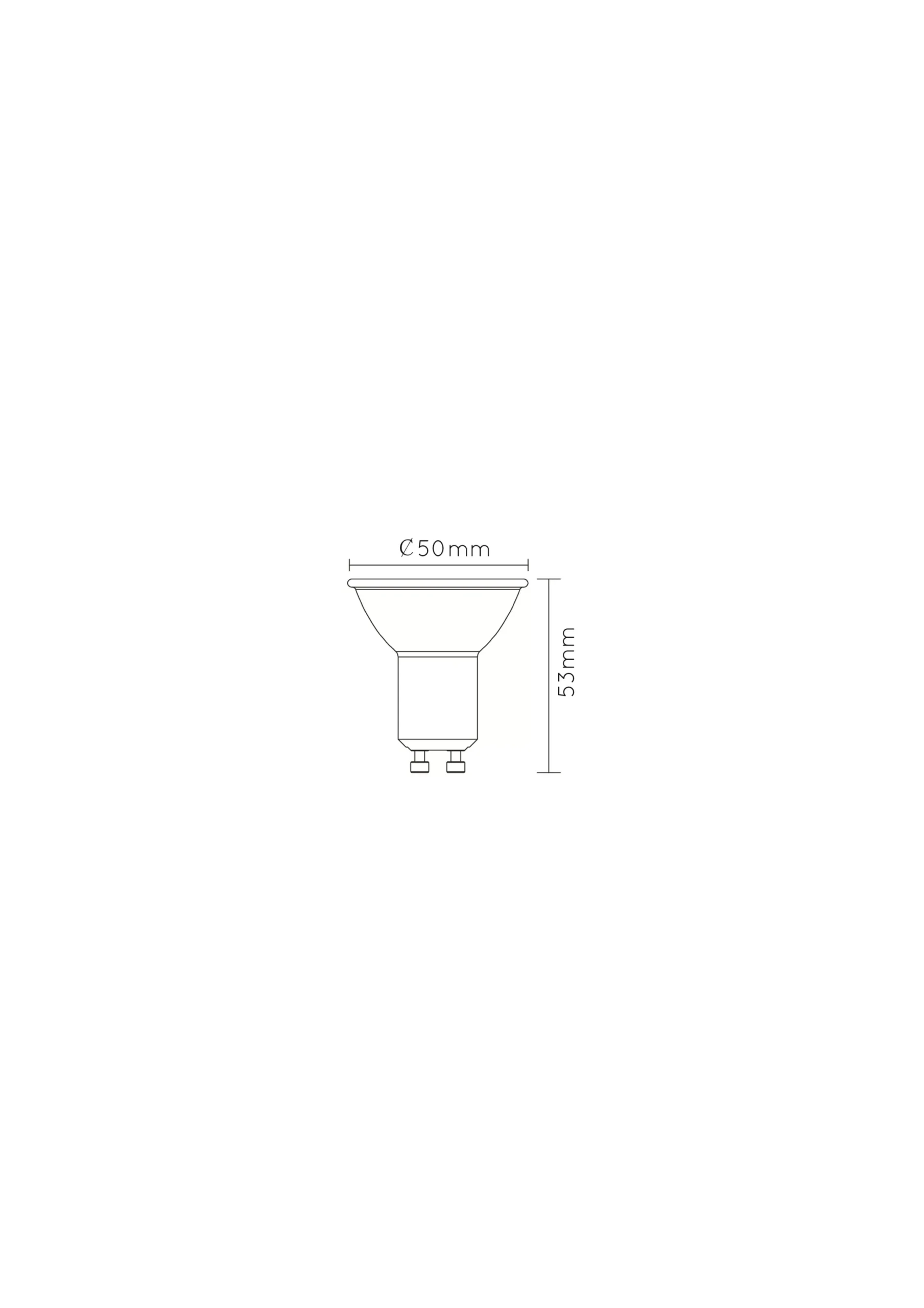 MR16 - Led lamp - Ø 5 cm - LED - GU10 - 1x5W 2700K - Transparant*Lucide Online
