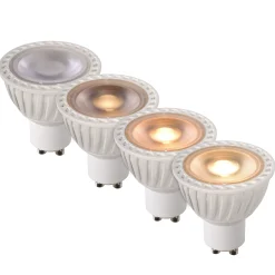 MR16 - Led lamp - Ø 5 cm - LED Dim to warm - GU10 - 1x5W 2200K/3000K - Wit*Lucide Outlet