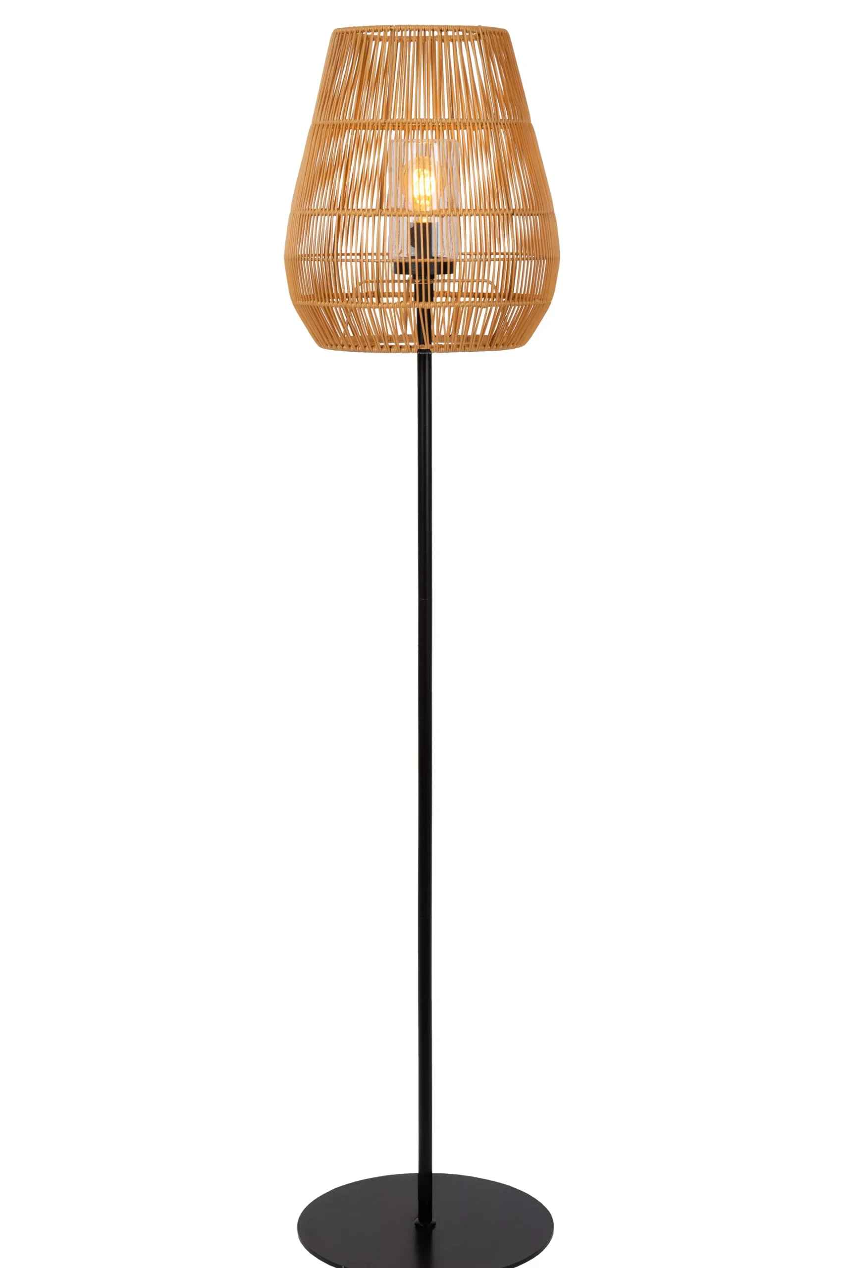 NERIDA - Vloerlamp Binnen/Buiten - Ø 35 cm - 1xE27 - IP44 - Naturel*Lucide Sale