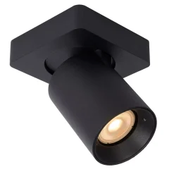 NIGEL - Plafondspot - LED Dim to warm - GU10 - 1x5W 2200K/3000K - Zwart*Lucide Clearance
