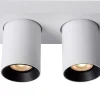 NIGEL - Plafondspot - LED Dim to warm - GU10 - 2x5W 2200K/3000K - Wit*Lucide Store