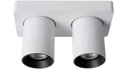 NIGEL - Plafondspot - LED Dim to warm - GU10 - 2x5W 2200K/3000K - Wit*Lucide Store