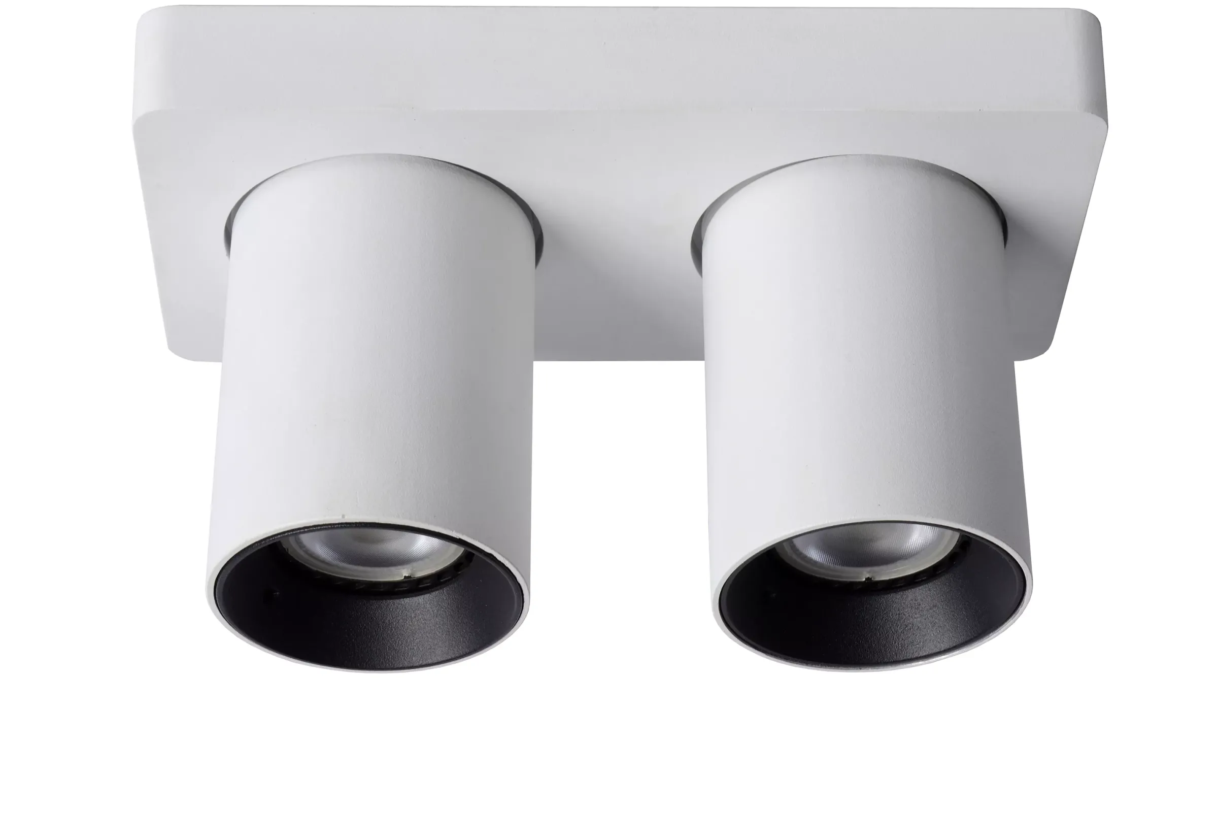 NIGEL - Plafondspot - LED Dim to warm - GU10 - 2x5W 2200K/3000K - Wit*Lucide Store