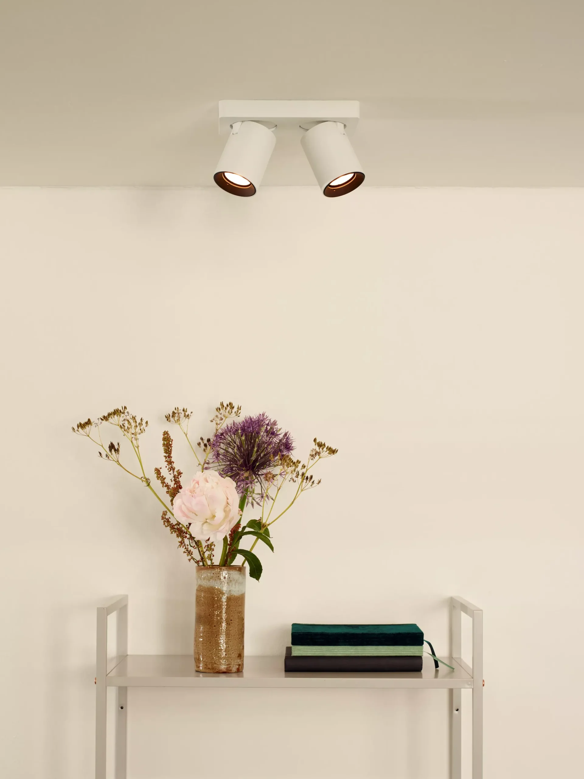 NIGEL - Plafondspot - LED Dim to warm - GU10 - 2x5W 2200K/3000K - Wit*Lucide Store