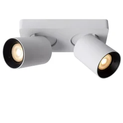 NIGEL - Plafondspot - LED Dim to warm - GU10 - 2x5W 2200K/3000K - Wit*Lucide Store