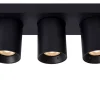 NIGEL - Plafondspot - LED Dim to warm - GU10 - 3x5W 2200K/3000K - Zwart*Lucide Sale
