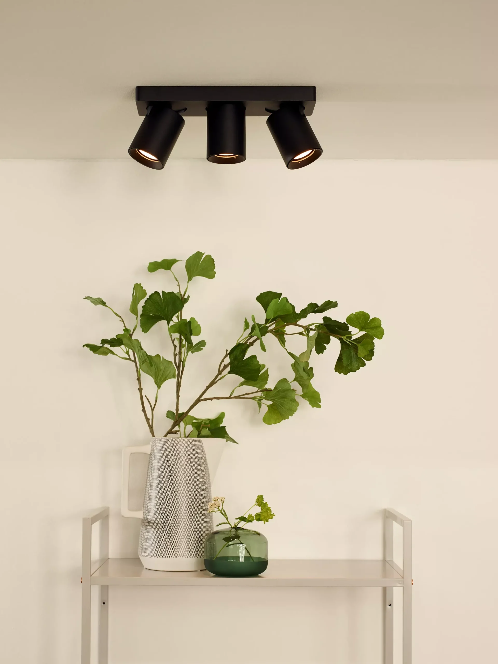 NIGEL - Plafondspot - LED Dim to warm - GU10 - 3x5W 2200K/3000K - Zwart*Lucide Sale