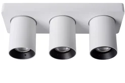 NIGEL - Plafondspot - LED Dim to warm - GU10 - 3x5W 2200K/3000K - Wit*Lucide Fashion
