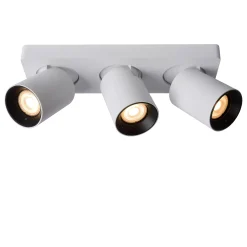 NIGEL - Plafondspot - LED Dim to warm - GU10 - 3x5W 2200K/3000K - Wit*Lucide Fashion