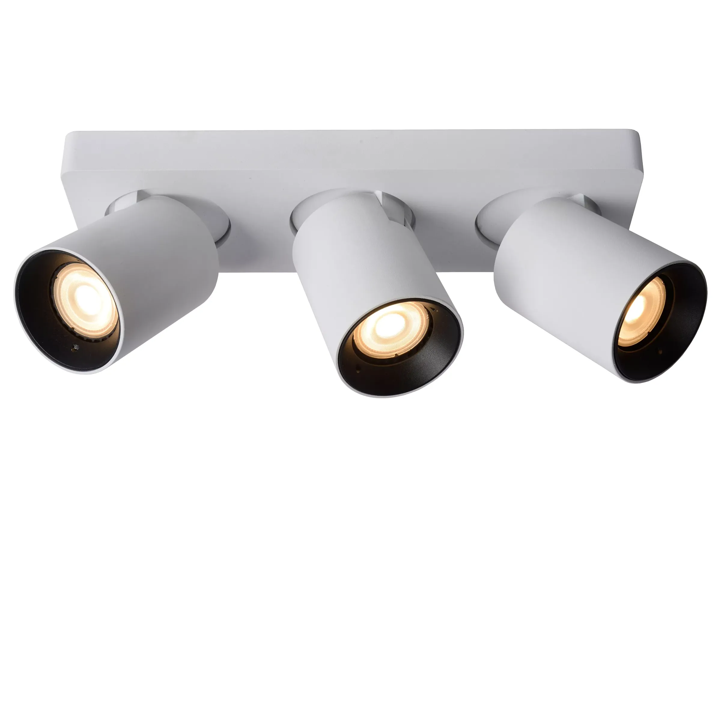 NIGEL - Plafondspot - LED Dim to warm - GU10 - 3x5W 2200K/3000K - Wit*Lucide Fashion