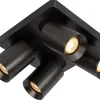 NIGEL - Plafondspot - LED Dim to warm - GU10 - 4x5W 2200K/3000K - Antraciet*Lucide Hot