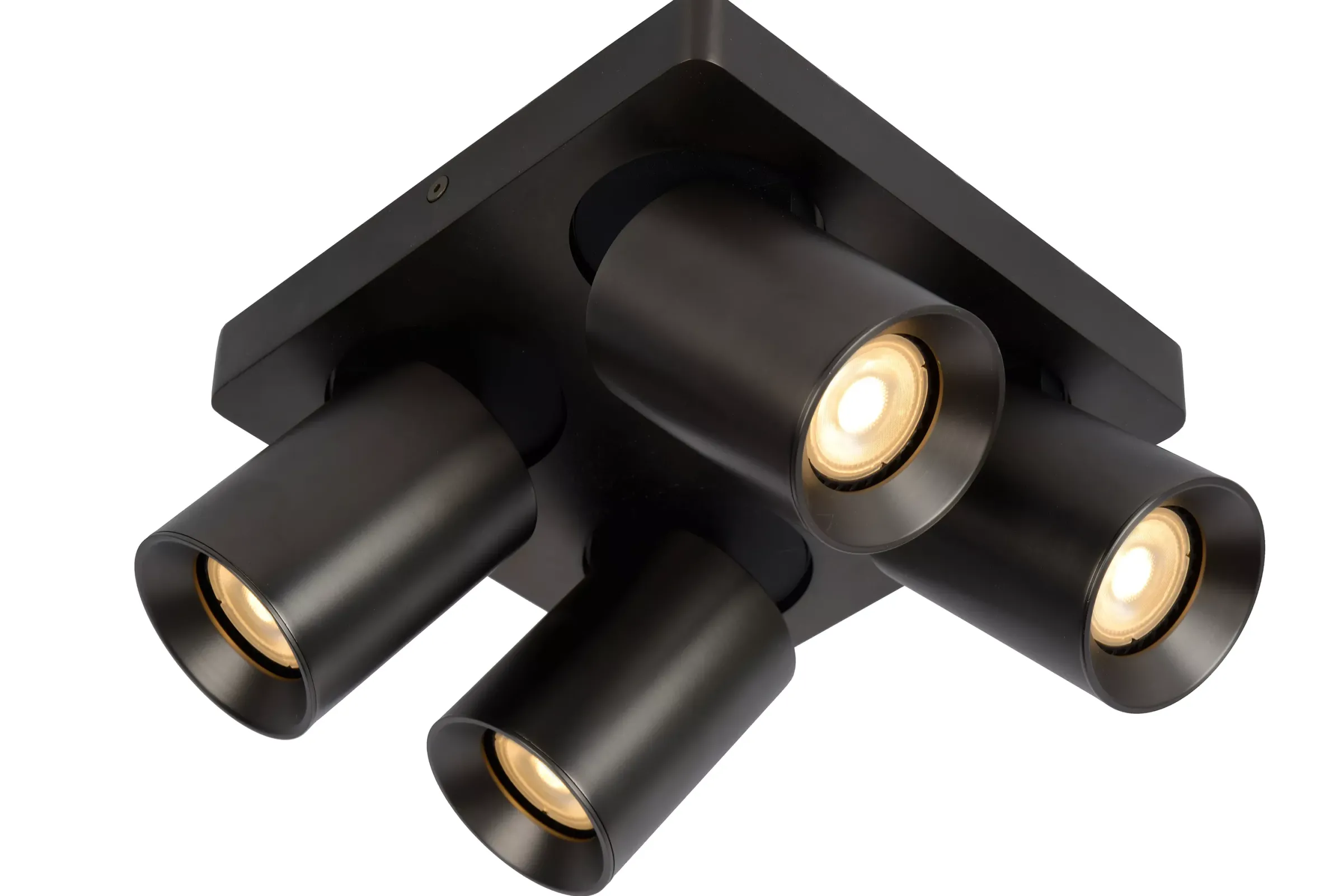 NIGEL - Plafondspot - LED Dim to warm - GU10 - 4x5W 2200K/3000K - Antraciet*Lucide Hot