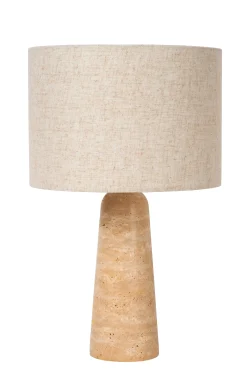 NIMUE - Tafellamp - Ø 30 cm - 1xE27 - Taupe*Lucide Flash Sale