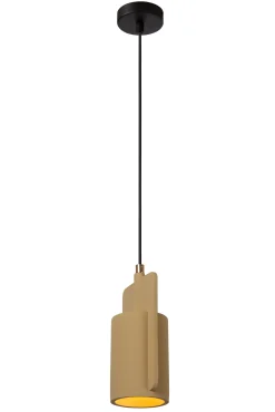 NINJA - Hanglamp - Ø 11,5 cm - 1xE27 - Geel*Lucide Cheap