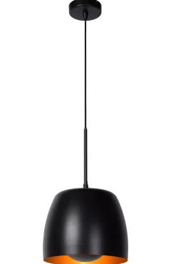 NOLAN - Hanglamp - Ø 24 cm - 1xE27 - Zwart*Lucide Outlet