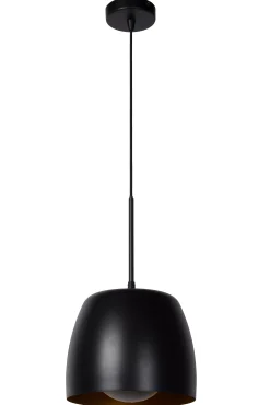 NOLAN - Hanglamp - Ø 24 cm - 1xE27 - Zwart*Lucide Outlet