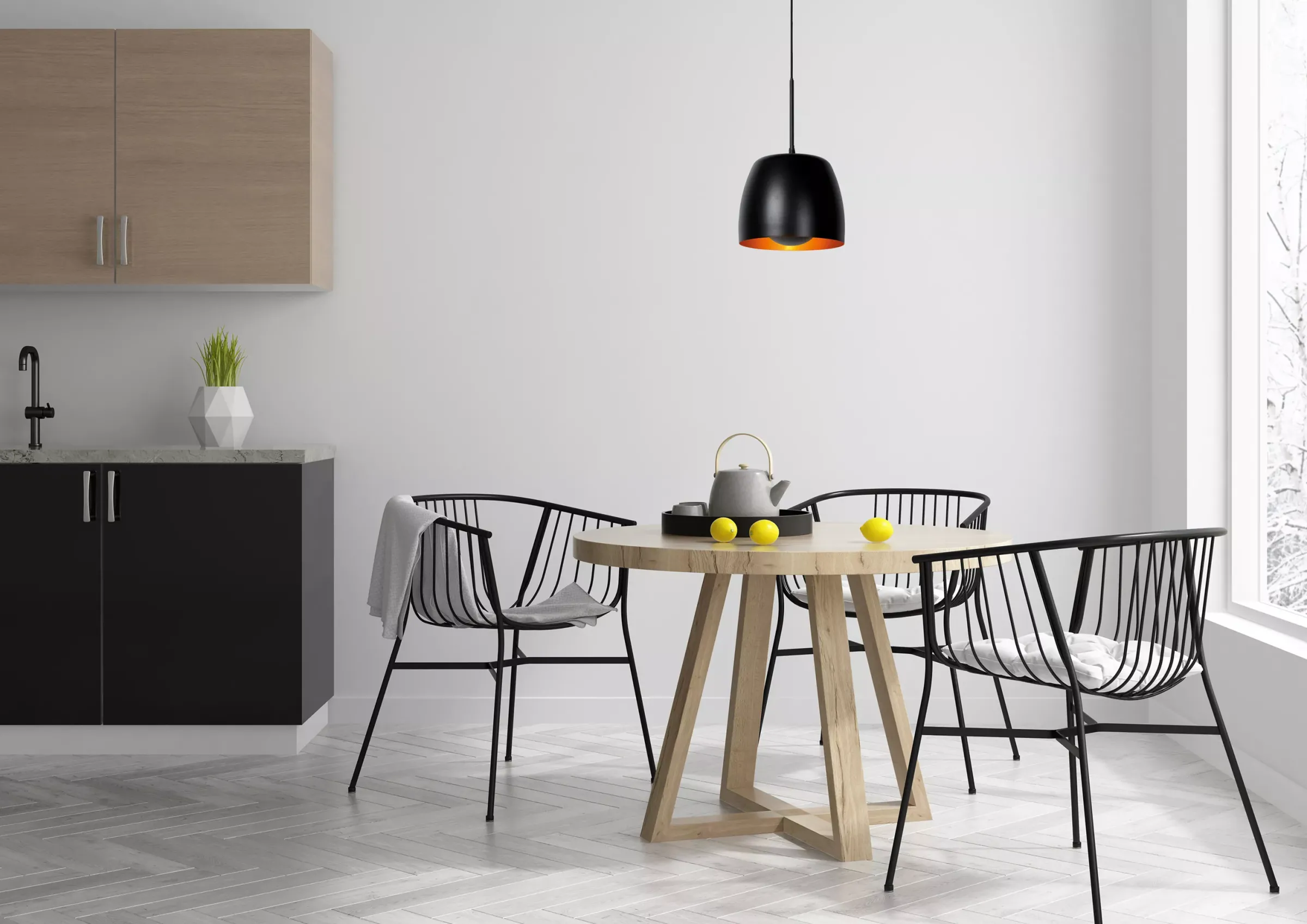 NOLAN - Hanglamp - Ø 24 cm - 1xE27 - Zwart*Lucide Outlet
