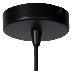 NOLAN - Hanglamp - Ø 24 cm - 1xE27 - Zwart*Lucide Outlet