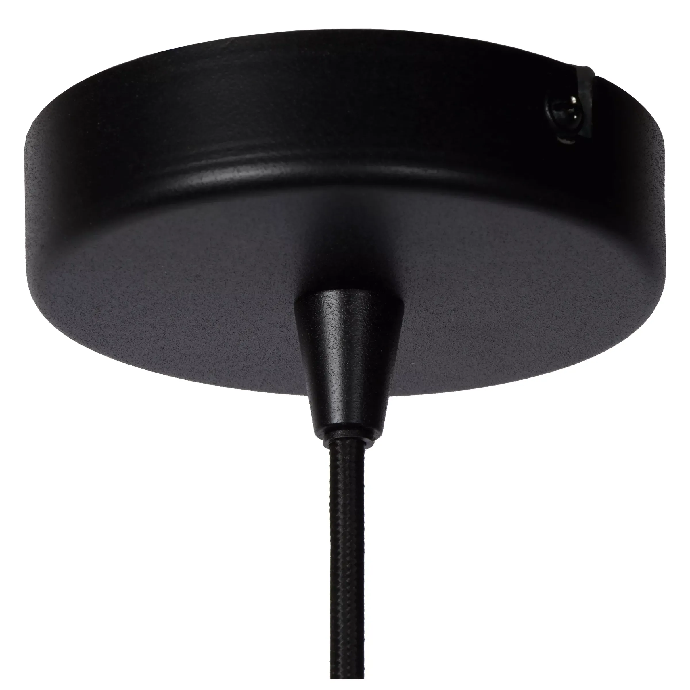 NOLAN - Hanglamp - Ø 24 cm - 1xE27 - Zwart*Lucide Outlet