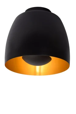 NOLAN - Plafonnière - Ø 24 cm - 1xE27 - Zwart*Lucide Flash Sale