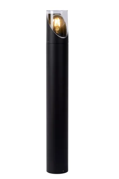 NORMAN - Sokkellamp - Ø 9 cm - 1xE27 - IP65 - Zwart*Lucide Store