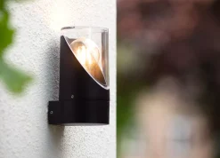 NORMAN - Wandlamp Binnen/Buiten - Ø 9 cm - 1xE27 - IP65 - Zwart*Lucide Flash Sale