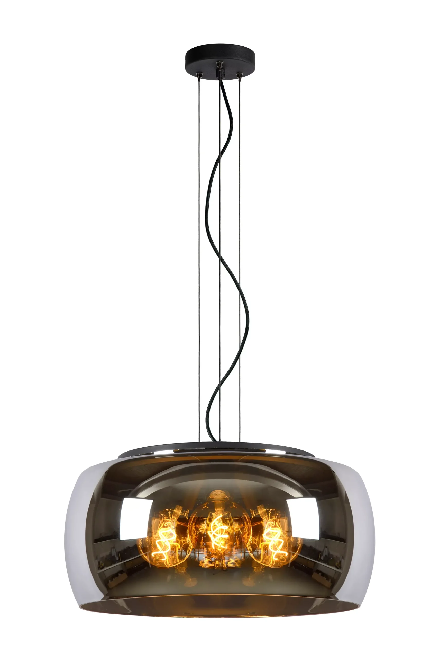 OLIVIA - Hanglamp - Ø 50 cm - 3xE27 - Fumé*Lucide Flash Sale