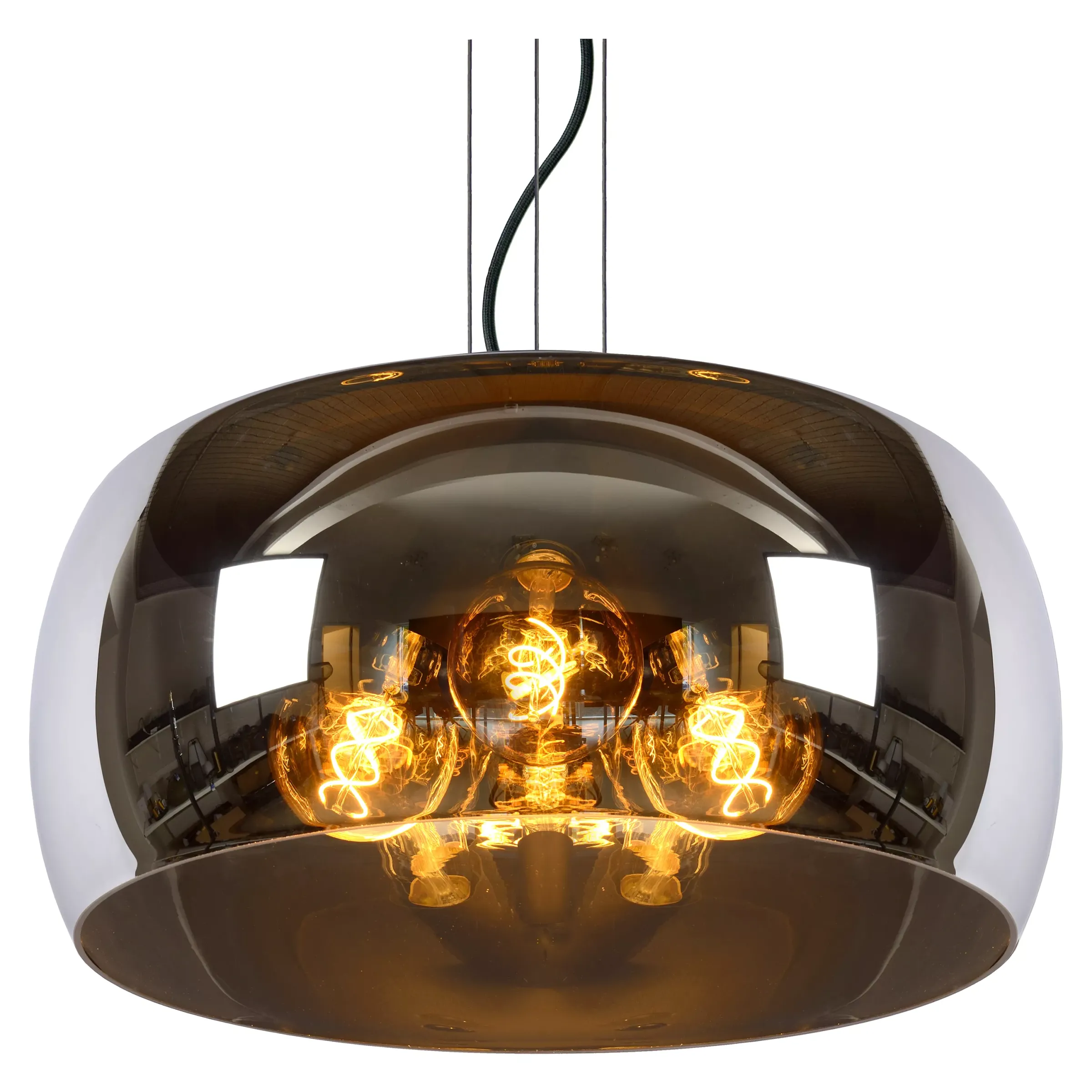 OLIVIA - Hanglamp - Ø 50 cm - 3xE27 - Fumé*Lucide Flash Sale