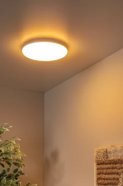 OLSON - Plafonnière - Ø 29 cm - LED Dimb. - CCT - 1x24W 3000K/6500K - Opaal*Lucide Hot