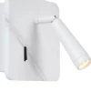 OREGON - Bedlamp / Wandlamp - LED - 1x4W 3000K - Met USB oplaadpunt - Wit*Lucide Online