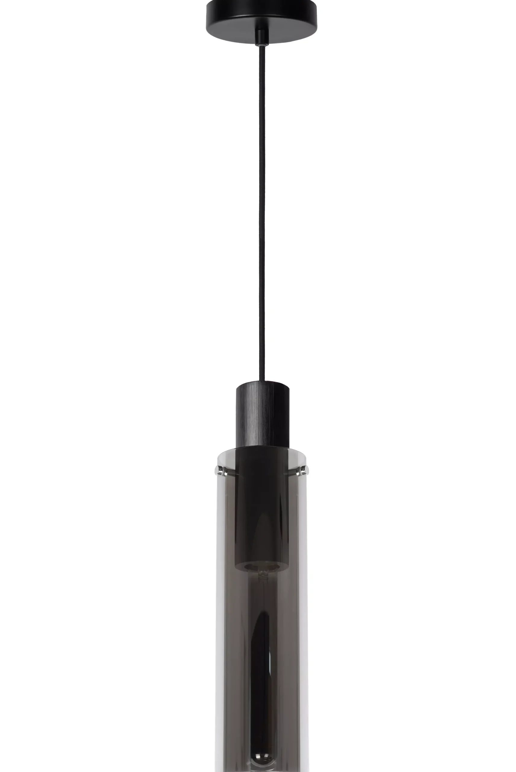 ORLANDO - Hanglamp - Ø 10 cm - 1xE27 - Fumé*Lucide Online