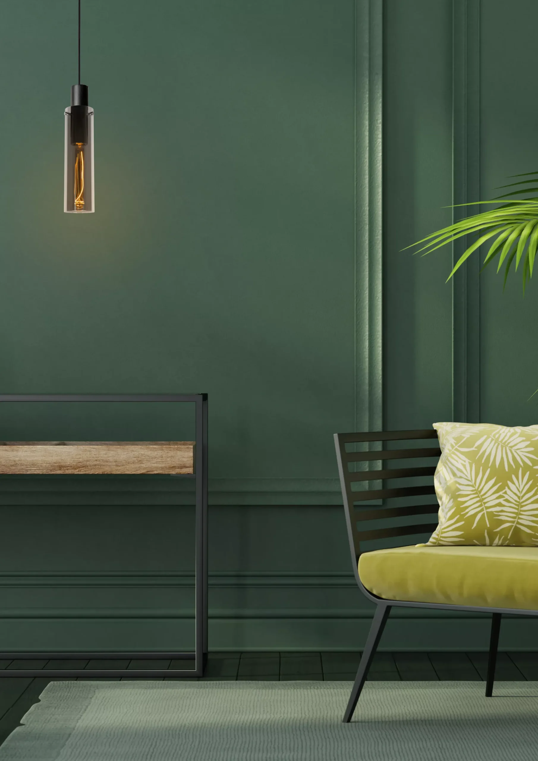 ORLANDO - Hanglamp - Ø 10 cm - 1xE27 - Fumé*Lucide Online