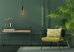 ORLANDO - Hanglamp - Ø 10 cm - 1xE27 - Fumé*Lucide Online