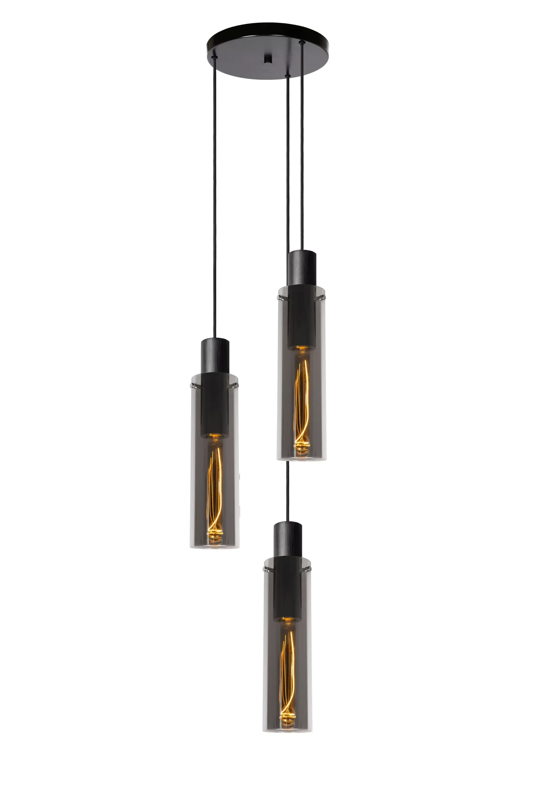 ORLANDO - Hanglamp - Ø 32 cm - 3xE27 - Fumé*Lucide Shop