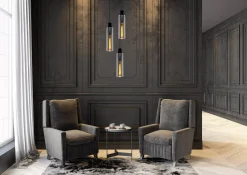 ORLANDO - Hanglamp - Ø 32 cm - 3xE27 - Fumé*Lucide Shop