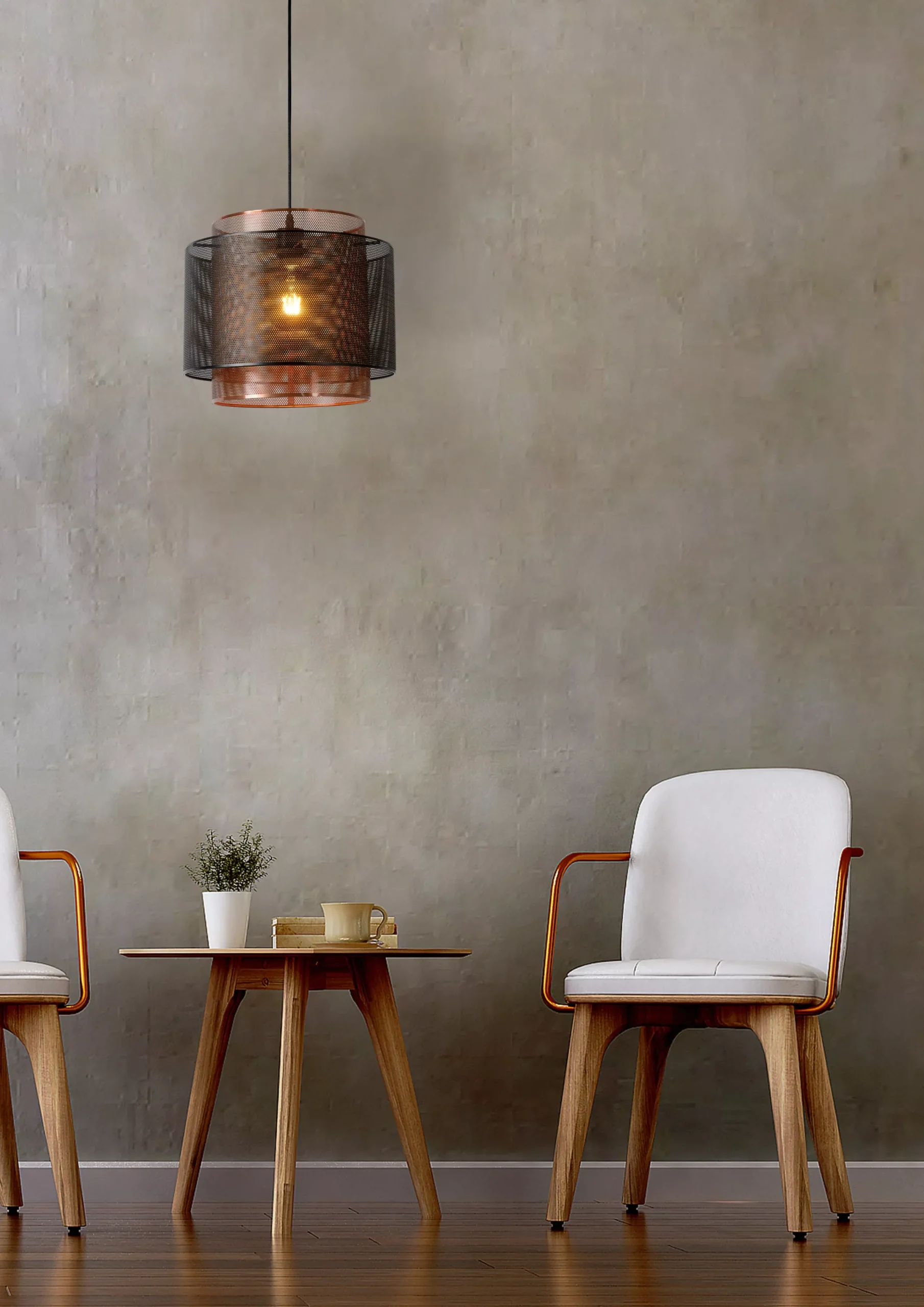ORRIN - Hanglamp - Ø 34 cm - 1xE27 - Zwart*Lucide Clearance