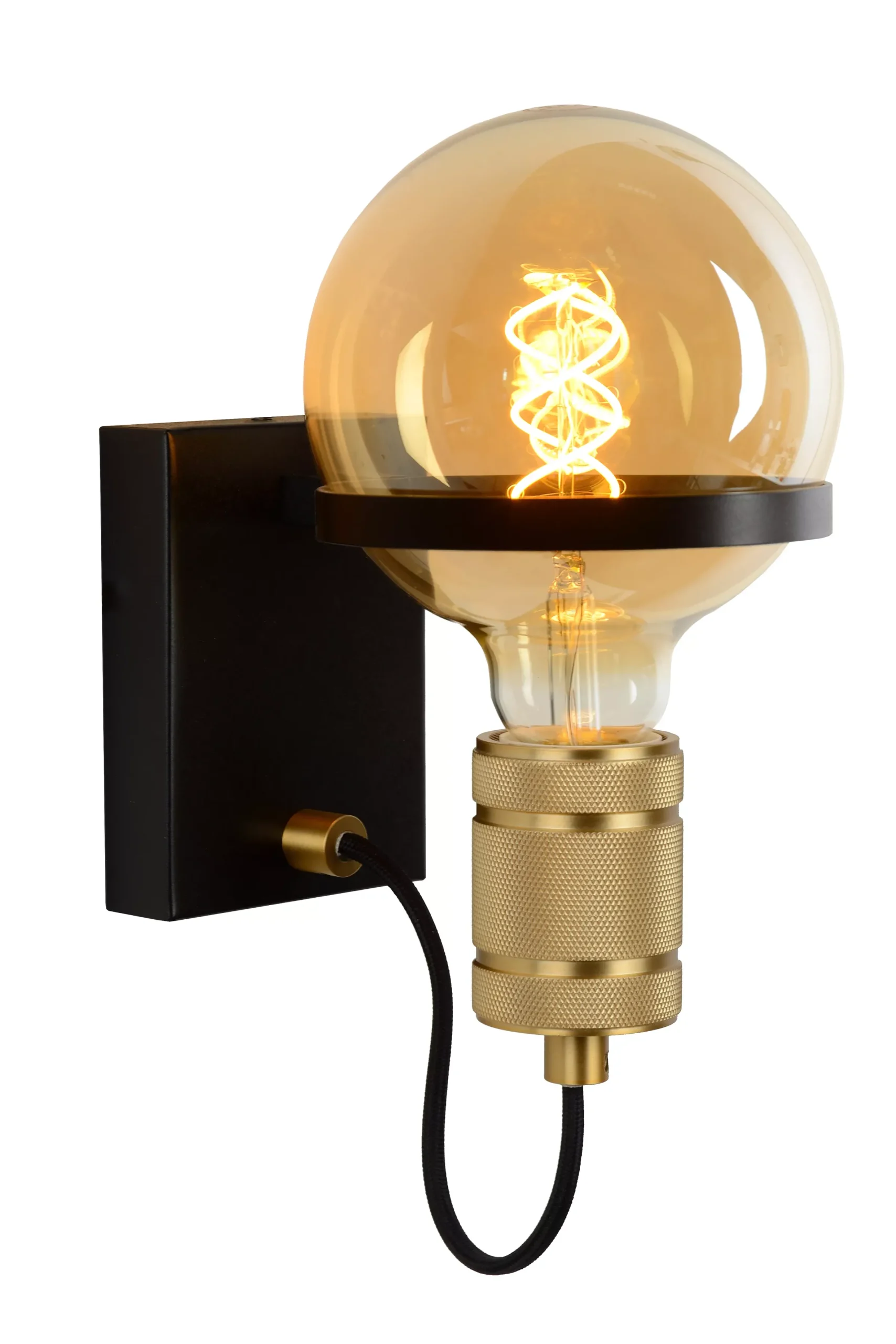 OTTELIEN - Wandlamp - Ø 17,7 cm - 1xE27 - Zwart*Lucide Cheap