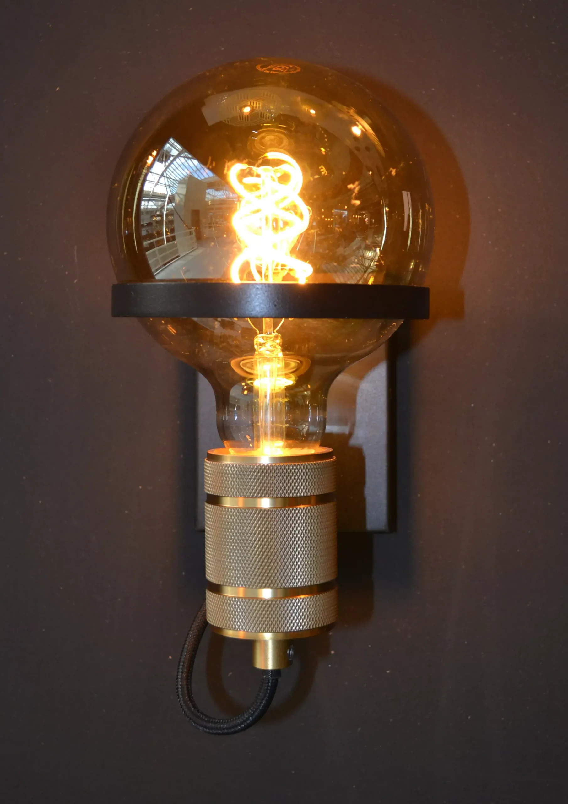 OTTELIEN - Wandlamp - Ø 17,7 cm - 1xE27 - Zwart*Lucide Cheap