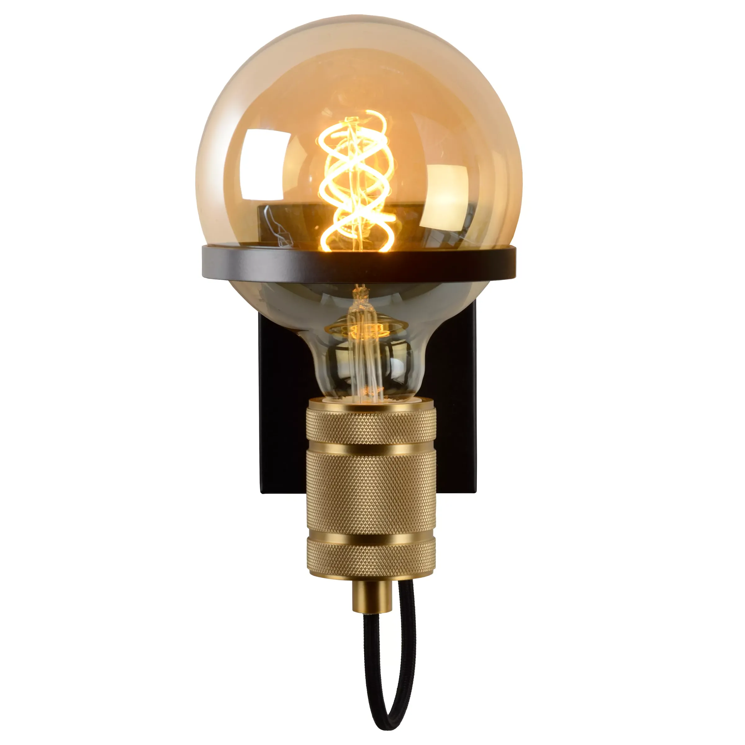 OTTELIEN - Wandlamp - Ø 17,7 cm - 1xE27 - Zwart*Lucide Cheap