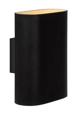 OVALIS - Wandlamp - 2xE14 - Zwart*Lucide Cheap