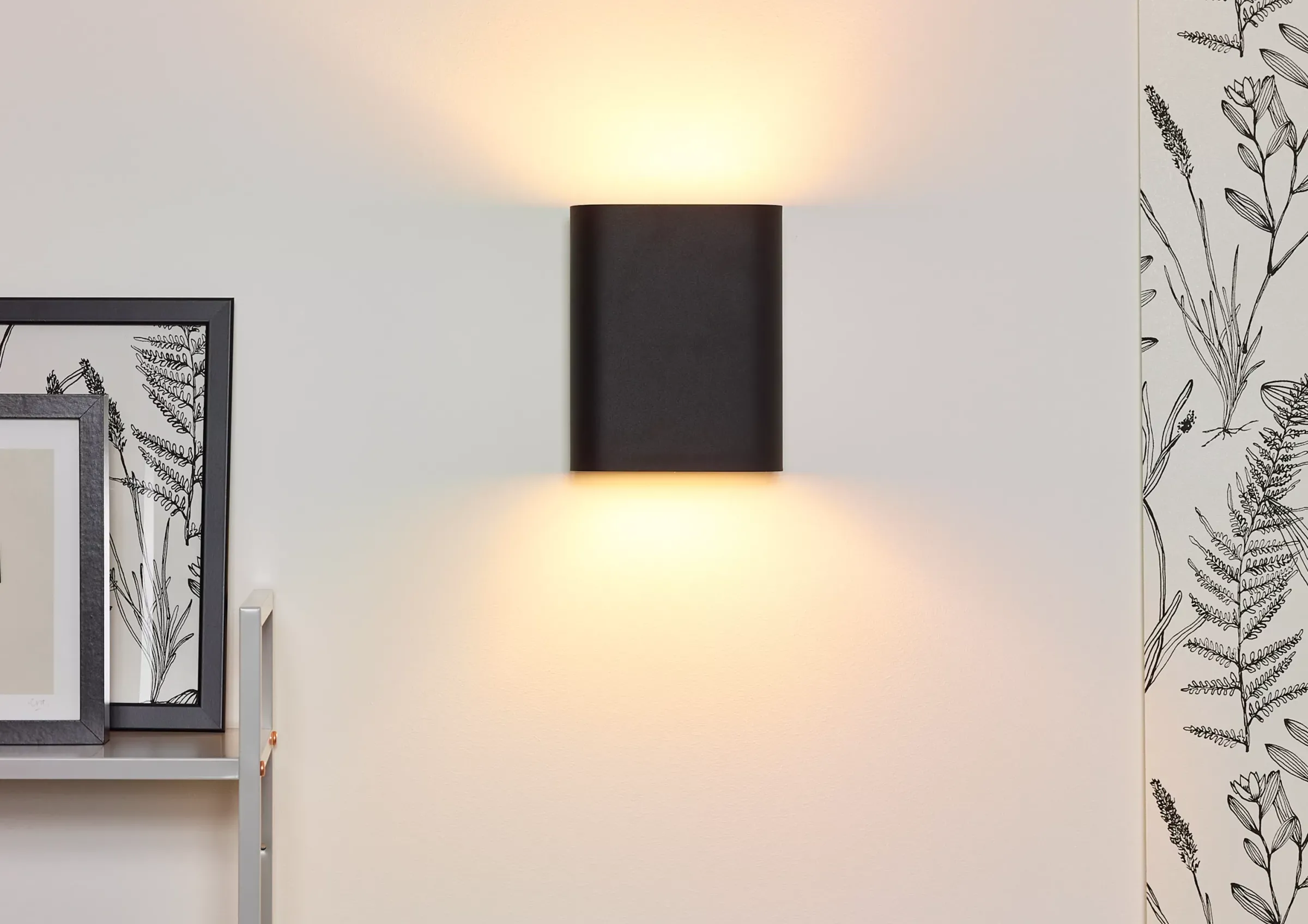 OVALIS - Wandlamp - 2xE14 - Zwart*Lucide Clearance