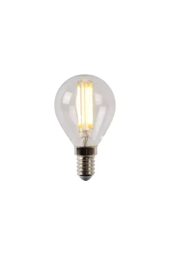 P45 - Filament lamp - Ø 4,5 cm - LED Dimb. - E14 - 1x4W 2700K - Transparant*Lucide Clearance