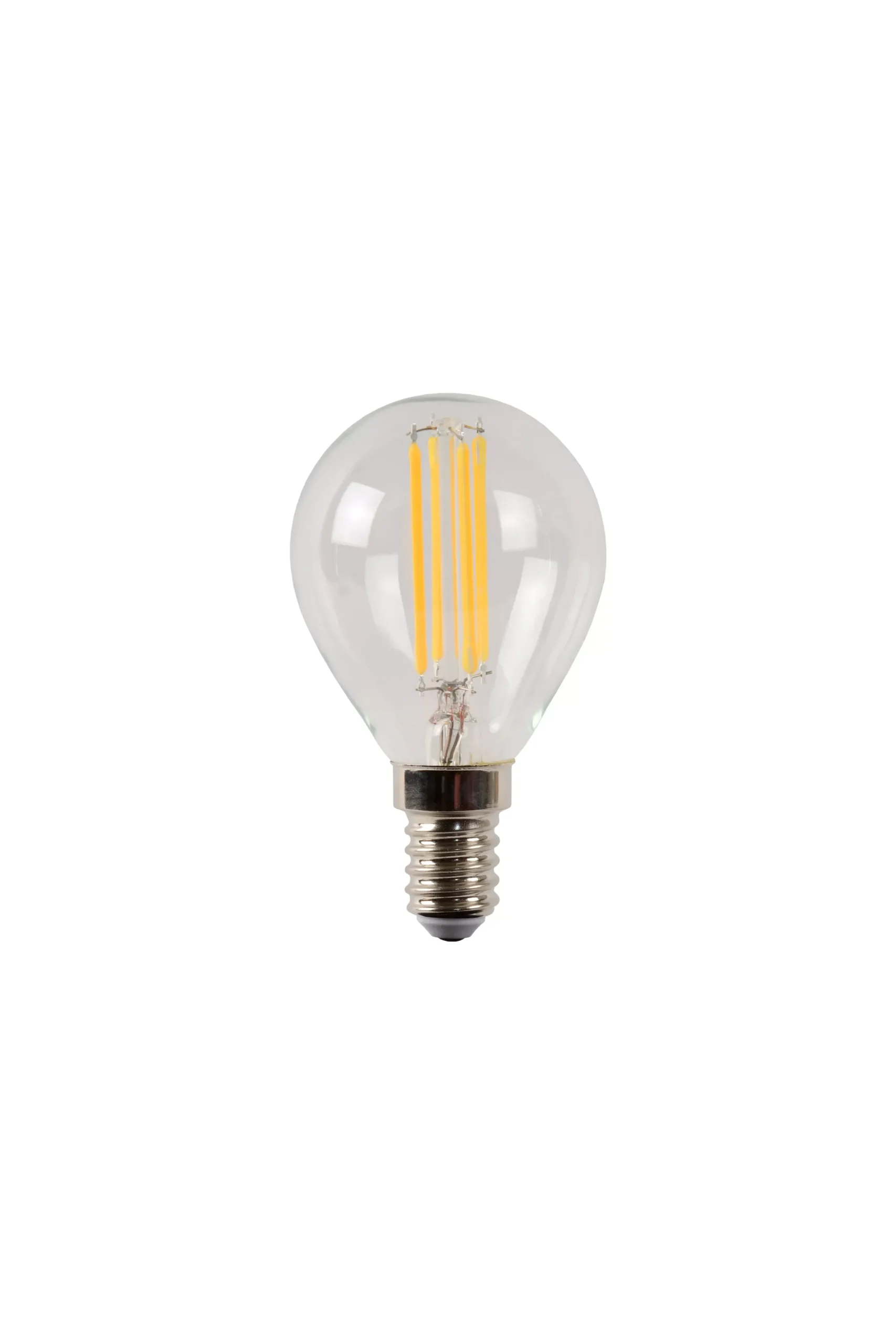 P45 - Filament lamp - Ø 4,5 cm - LED Dimb. - E14 - 1x4W 2700K - Transparant*Lucide Clearance