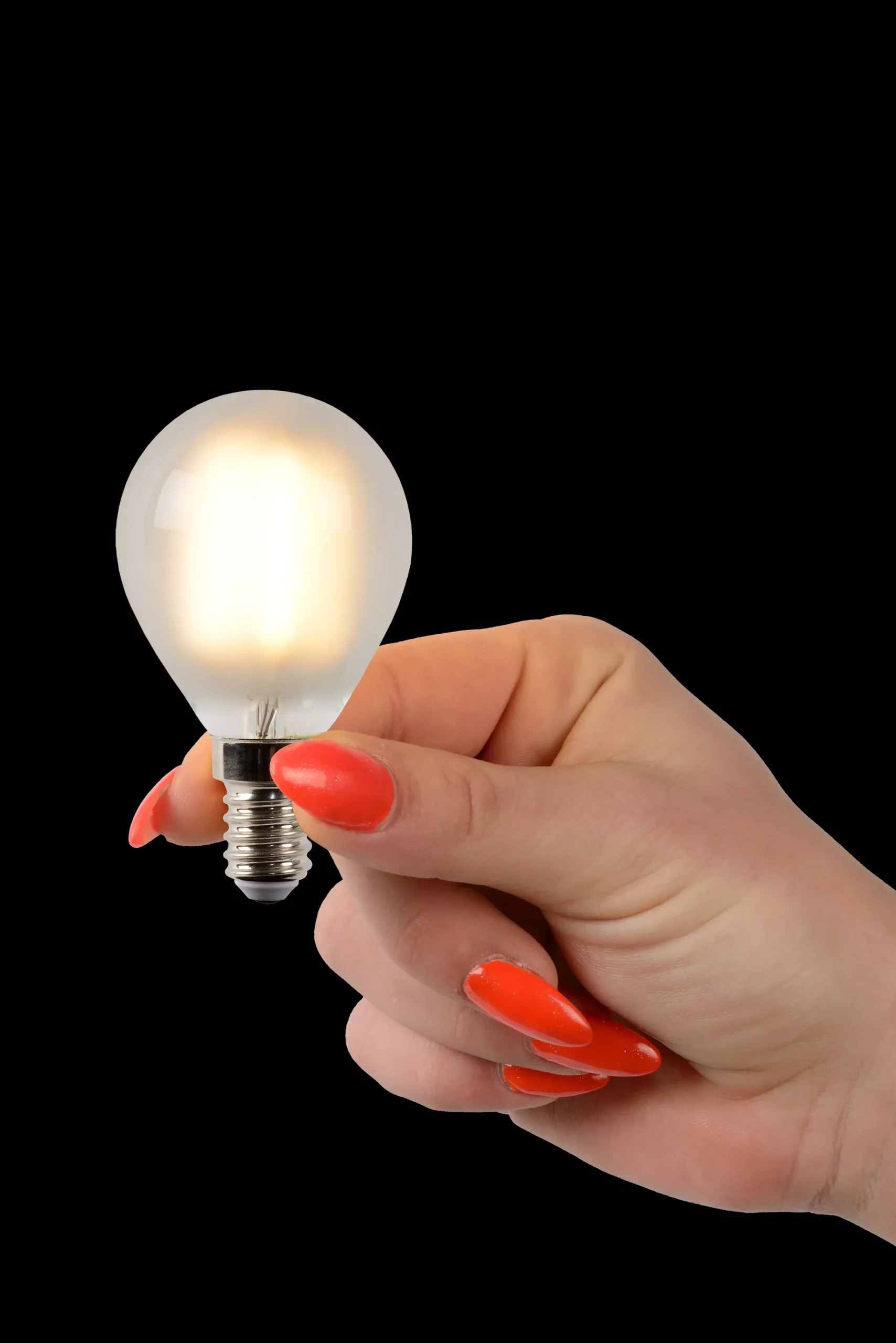 P45 - Filament lamp - Ø 4,5 cm - LED Dimb. - E14 - 1x4W 2700K - mat*Lucide Hot
