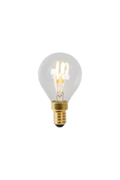 P45 - Filament lamp - Ø 4,5 cm - LED Dimb. - E14 - 1x3W 2700K - Transparant*Lucide Flash Sale