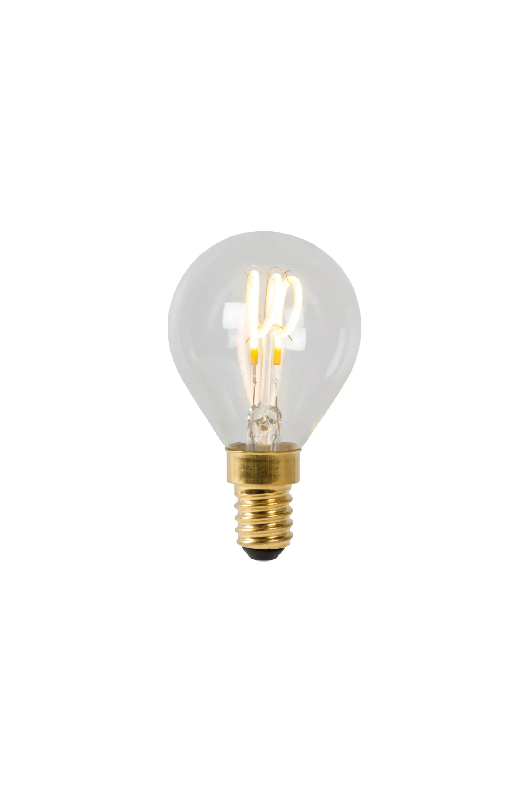 P45 - Filament lamp - Ø 4,5 cm - LED Dimb. - E14 - 1x3W 2700K - Transparant*Lucide Flash Sale