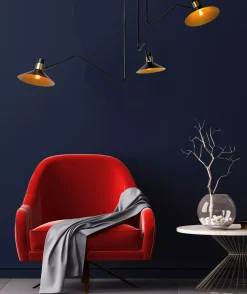 PEPIJN - Plafonnière - Ø 108 cm - 3xE14 - Zwart*Lucide Hot