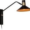 PEPIJN - Wandlamp - 1xE14 - Zwart*Lucide New